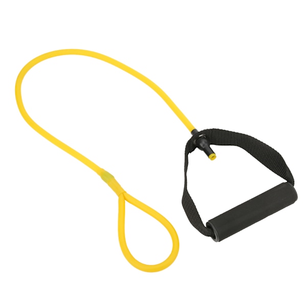 Steg rep övningar med motståndsträning Armstyrkeövningar Elastisk gul fot motståndsträning