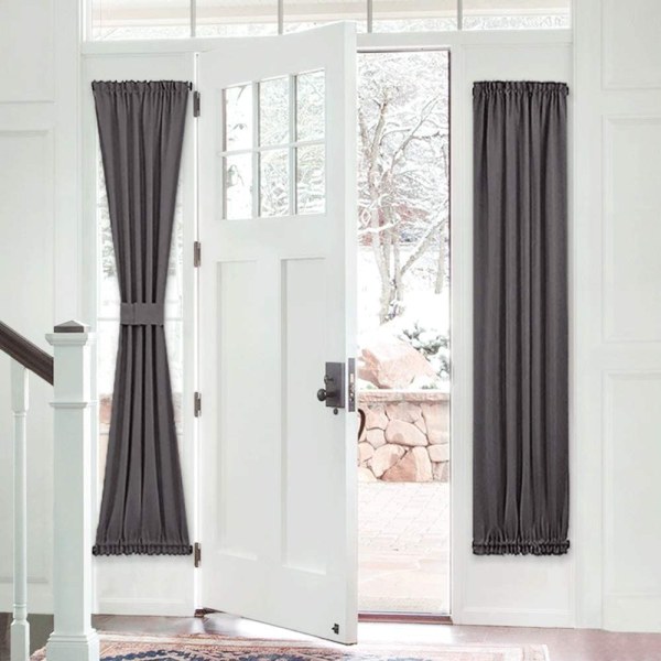 1 Piece Door Curtain Panel - Room Darkening Rod Pocket Sliding G