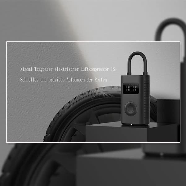 Smart Inflate, bærbar luftkompressor med rask oppblåsing og digitalt display for problemfri dekkadministrasjon