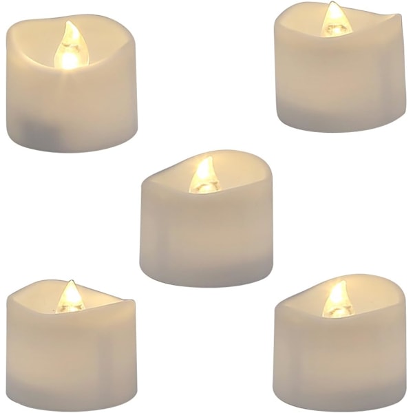 Färgskiftande LED Mini Votivljus, Batteridrivna Färgade Flamlösa Ljus för Festdekorationer, Inomhus & Utomhus, Lätta att Använda, RGB
