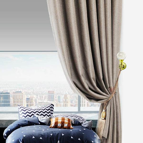 2 stk Klare Krystall Gardinholdere Veggmontert Kvast Gardin