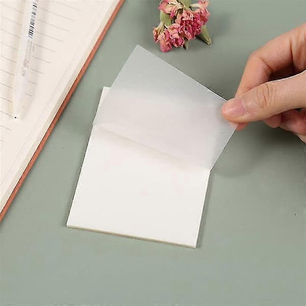 400 stk. transparente selvklebende lapper - vanntette selvklebende klare lapper for lesing, hjem, kontor