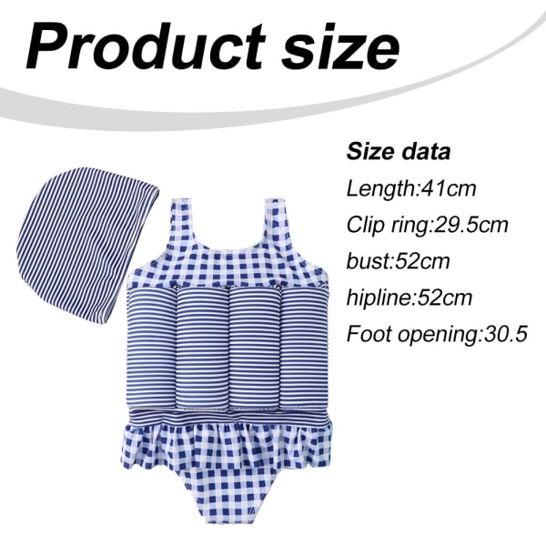 Kids Summer Buoyancy Conjoined Swimsuit Removable Floating Swimsuit