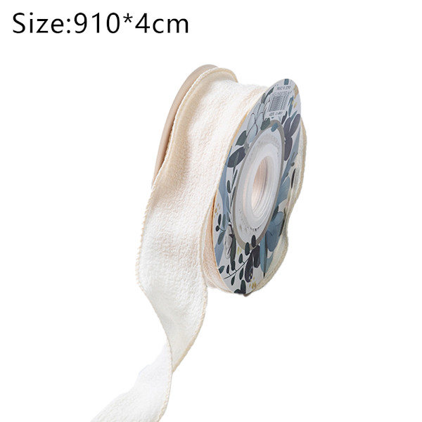 4CM Foldbånd - 10 Yards til Gaveindpakning, Buketindpakning,