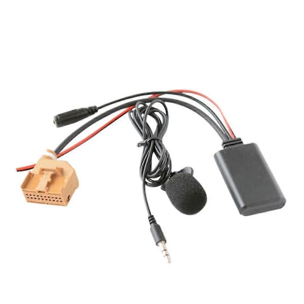 Bil Bluetooth 5.0 Aux Kabel Mikrofon Handsfree Mobiltelefon Gratis Ringing Av/av2 Adapter For Q7 A6
