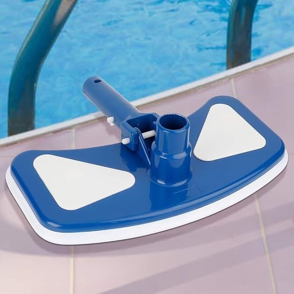 Blå och Vit Pool Dammsugare Swivel Sugmunstycke Borste Cle
