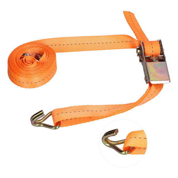Spännband i Polyester, Tungt Arbetsband med Spännspärr för Bil, Lastbil, Bagage, Varor (10 Meter (32,8 fot))
