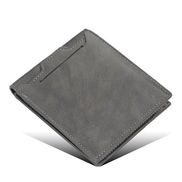 Leather Bifold Wallets for Men, Slim Minimalist Mens Wallet,