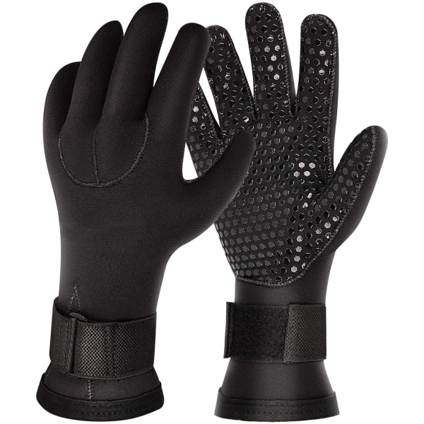 Diving Gloves, 3mm Premium Double-Lined Neoprene Wetsuit Gloves