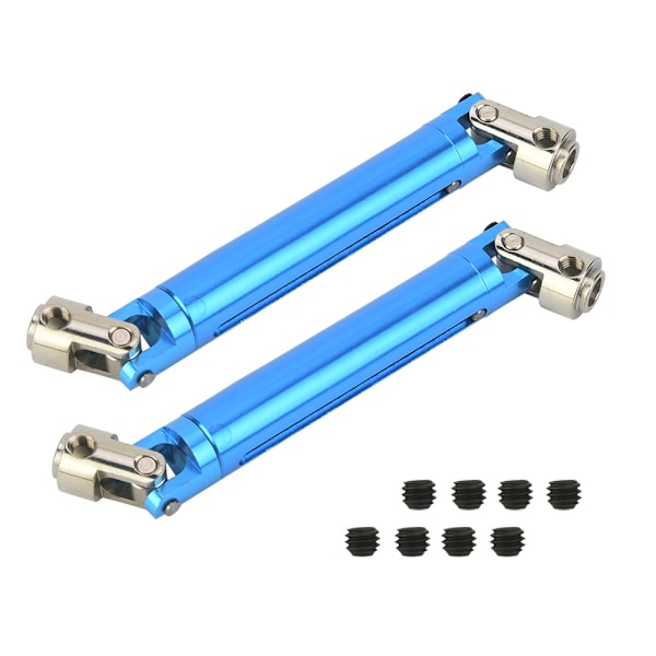 Legering Drivaxel Kit RC Bil Uppgradering Delar för RGT 86100 1/10 RC Crawler (Blå)