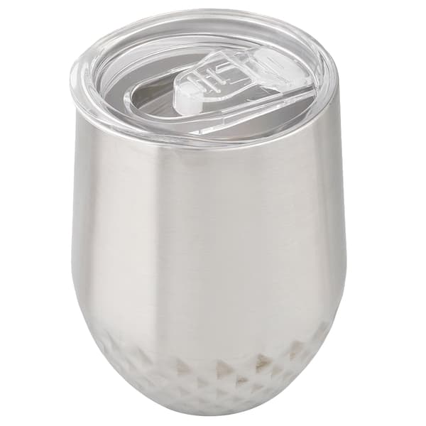 12oz Rostfri Mugg Rommbus Design Isolerad Kaffekopp med Lock