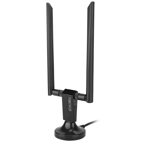 AC USB 5.8G Dobbelbånds Wifi Dongle Adapter Trådløst Nettverkskort