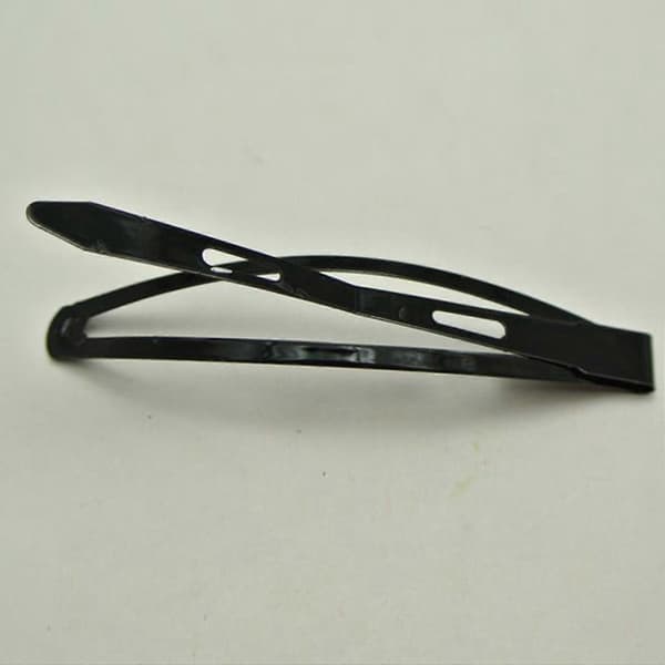 20 X Sorte Metal Hårspænder 78mm DIY
