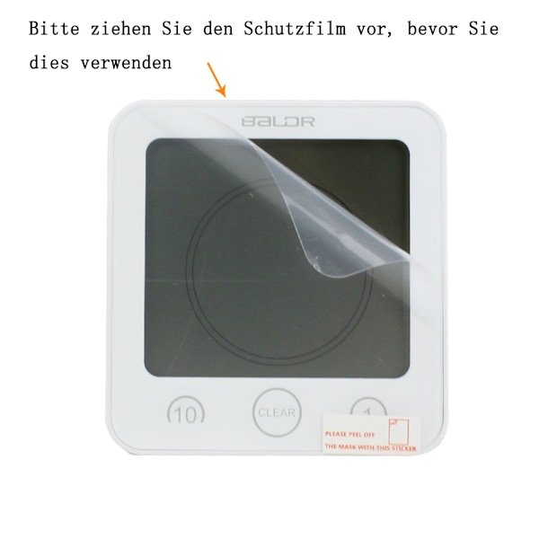 Beröringskänsliga kontroller för intuitiv användning, multifunktionell monitor med LCD-display (digital duschklocka)