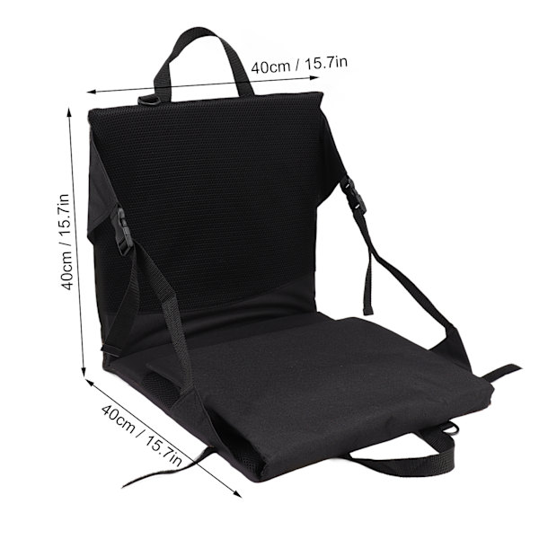 Foldbar Campingmatte Sittepute Bærbar Stadion Sittepute for Bleachers Strandstol Stil C Kamuflasje