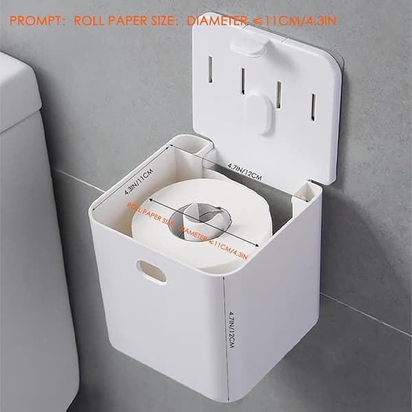 Toiletpapir, vægmonteret toiletpapirholder, papirdispensere a