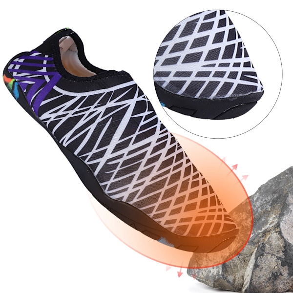 1 Par Utomhus Vattentäta Trekking Snorkling Strand Simning Yoga Skor Vit42