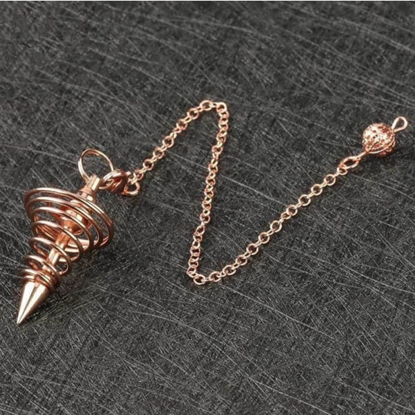 Kobberbelagt Vortex Point Pendul for Divinasjon og Healing