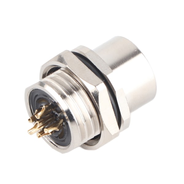 M12‑B‑S5 Panelmonteret Stikkontakt M12 IP67 Vandtæt Stik 5-polet Stikadapter