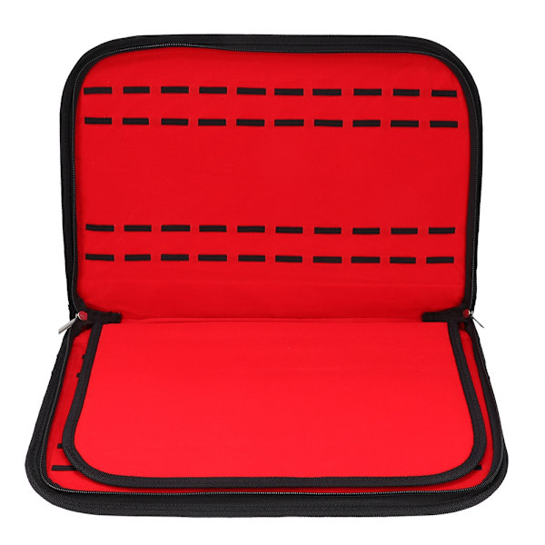 20 Slots PU Lint Ur-Opbevaringsboks Organizer Lynlås Samling Etui Beholder Dekoration