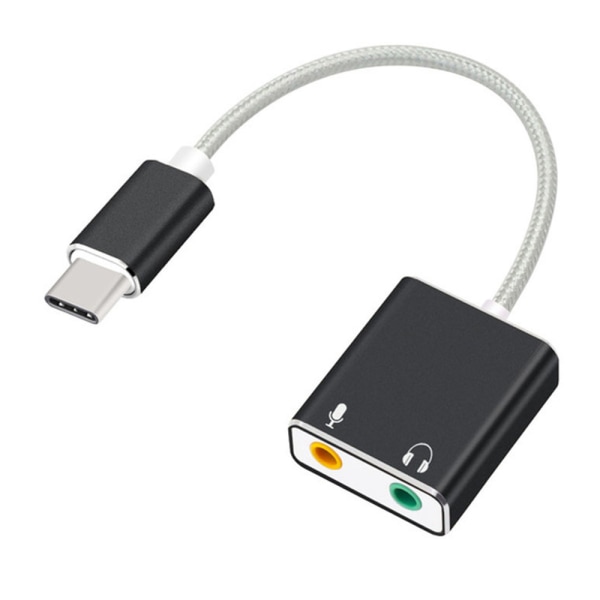 USB-C Ulkoinen Äänikortti, 7.1 Kanava Äänikorttisovitin