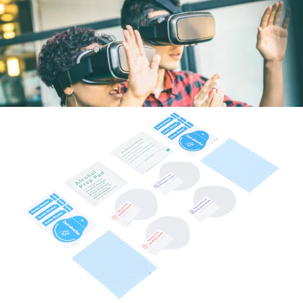4 kpl Linssin suojakalvoa naarmuuntumattomat pölynkestävät VR-näytönsuojat Oculus Quest 2:lle