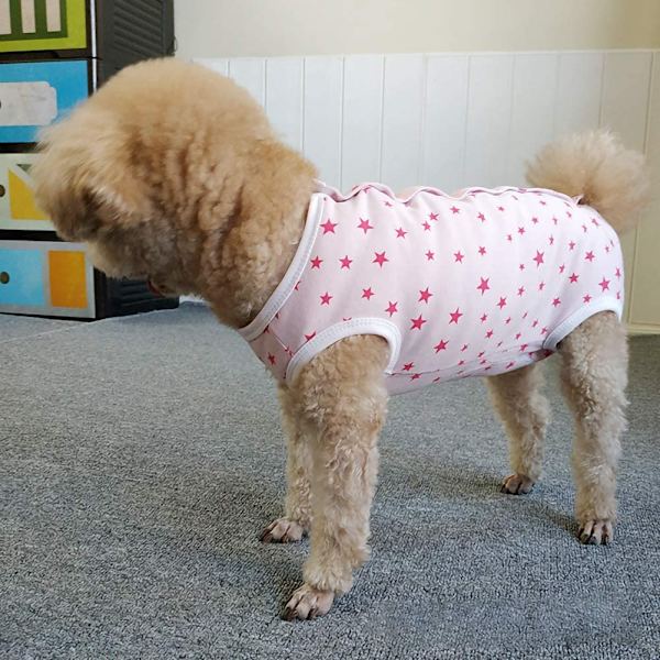 Genopretningsdragt til hunde efter operation, skjorte til hvalpe, sår