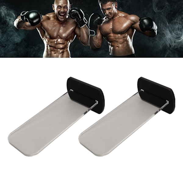 2 stk. Akryl Boksehandskestaender Vertikal Boksehandskestaender Akryl Handskeholder Sort