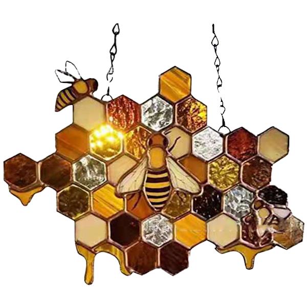 Bumblebee-koristeellinen ikkunariipus aurinkokapula kodin sisustukseen, lahja