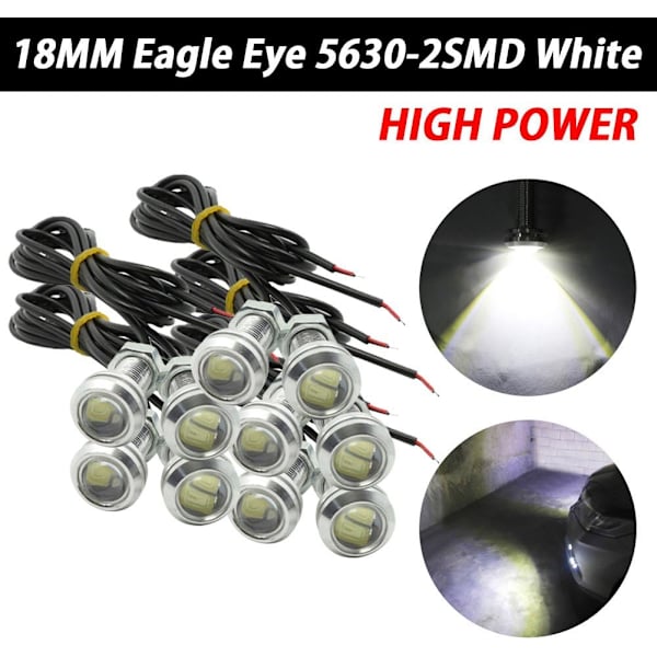 Sæt med 10 pærer, Jormftte, Led, 9W, Sort