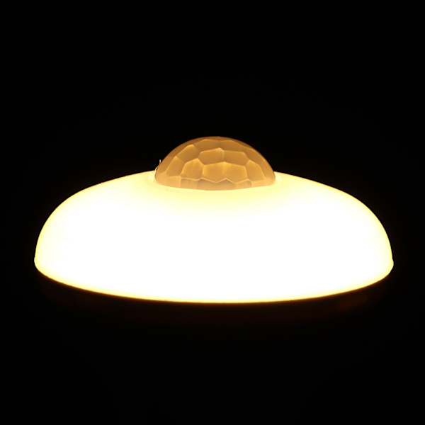 AC85-265V E27 7W LED-lampa Infraröd Human Body Sensor Bulb för Korridor Varm Vit