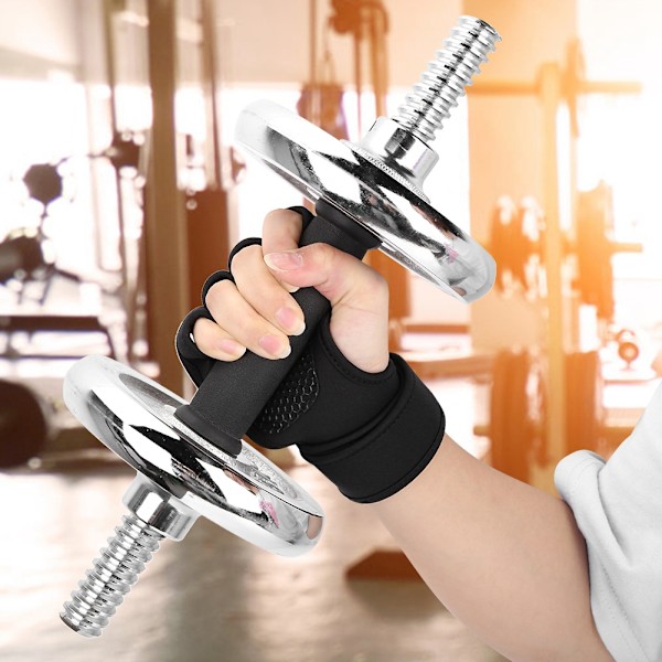Tyngdlyftningshandskar Gym Träning Fitness Cykling Handledsstöd Träningspass Sport (XL)