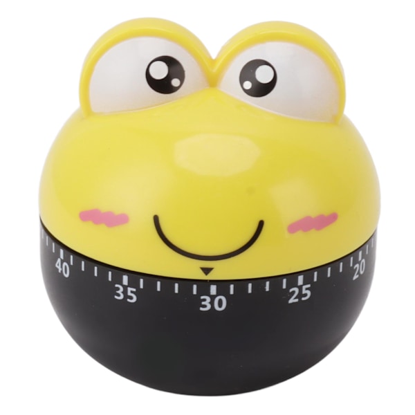 Manuell Timer Köksredskap, Tecknad Formad Kökstimer med 60 Minuters Timer, Pålitlig Timer för Matlagning, Fjäderdriven Alarm, Inga Batterier
