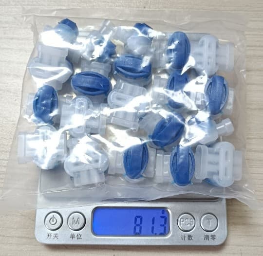 20-pack Lyfttrådskontakt 3-port Kabelklämma Mini Snabb Ter