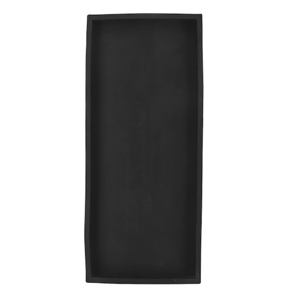 Opbevaringsskuffe Silikon køkken sorteringstavle bakke Kosmetik arrangør bakke Badeværelse forfængelighed Sort stor størrelse