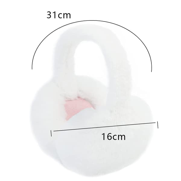 Vær Fluffy Ørevarmere Vinter Varmt Hodebånd Søte Slappe Ørevarmere