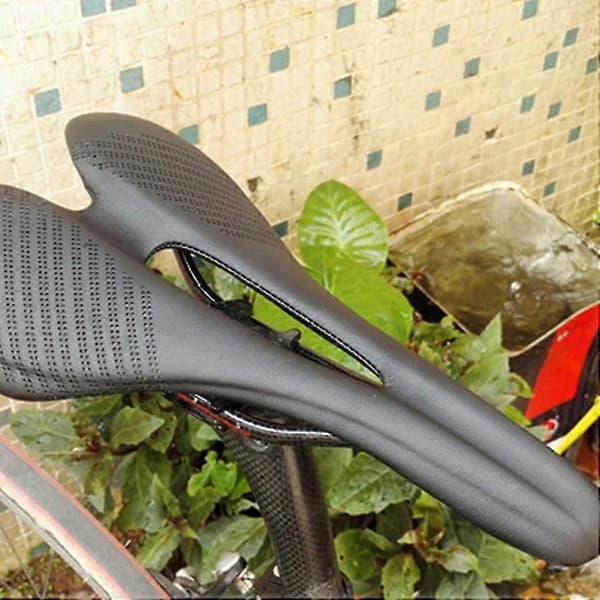 Cykel Mountainbike Full Kolfiber Kudde Kolfiberbåge Sadel Lättvikt