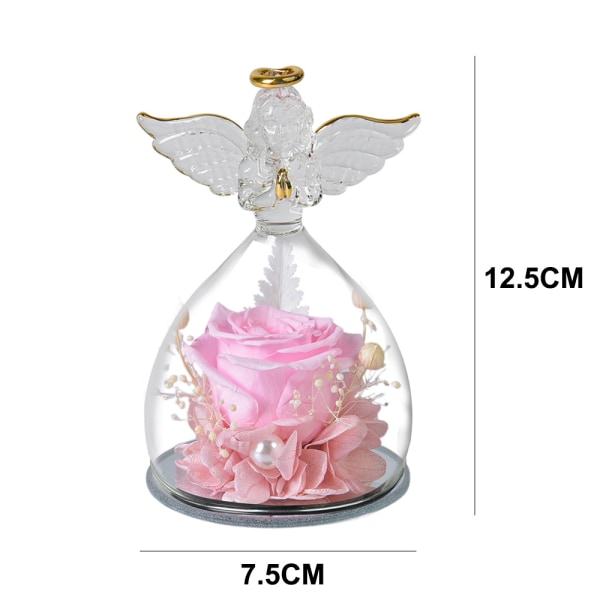 Angel rose glass cover-TS04 (beauty) pink