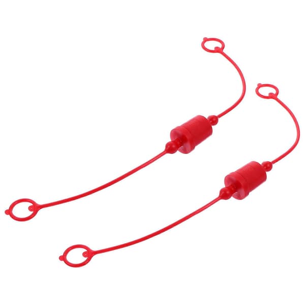 2 uppsättningar hydrauliska snabbkopplingsdammskydd snabbkopplingsskydd