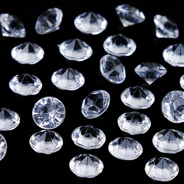 3000 små diamantformade kristaller för bordsdekoration 6mm, bröllopsbordsdekoration strö kristaller, diamanter