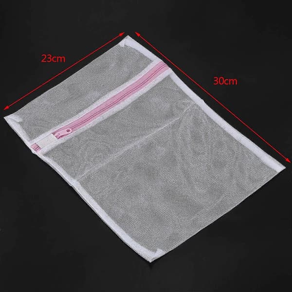 Vasketøjsnet Mesh Vaskemaskinepose Strømper Undertøj BH Pose 23cm X 30cm
