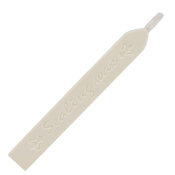 EU Retro Stil Forseglingsvoks Trehåndtak Forseglingstempel Kreativ Gave Stempel (081000 Hvit)