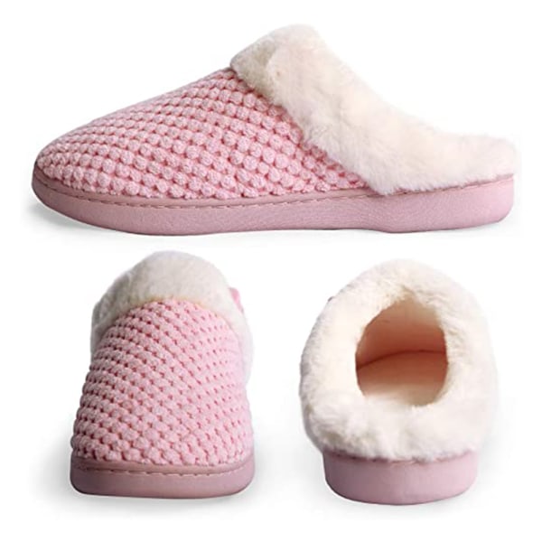 Mjuka minnesskum tofflor för kvinnor Komfort Varma Slip on Hou