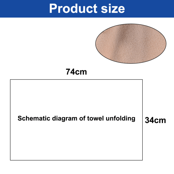 2 Pakkaa, Pyyhkeet, Pehmeät ja Imuvat, 34*74cm, Hotellille