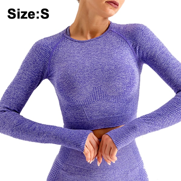 2 pieces/1 set of  Women Seamless Workout Outfits Athletic Set L