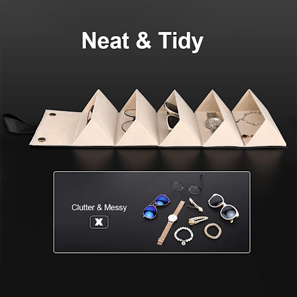 Solbrille Organiser 5/6 Slots Rejse Brilletui Multiple