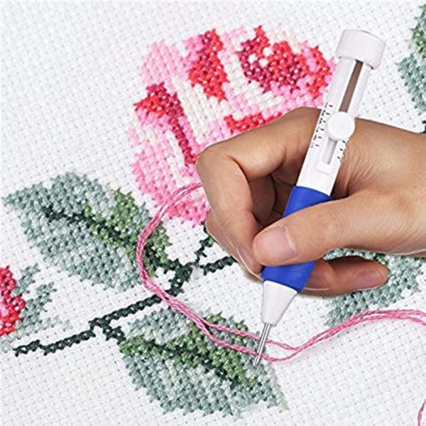 Embroidery Starter Kit Fuld Sæt, Punch Needle Sæt Magic