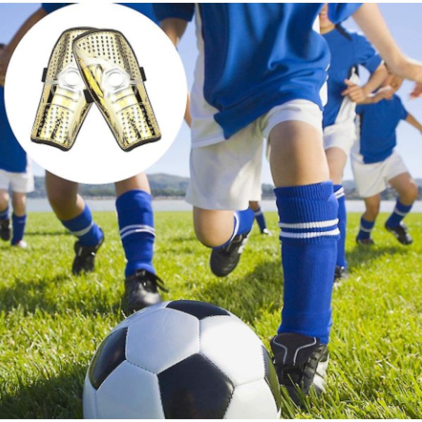 Sports Superlight Fodbold Skinnebensskinner Børn Ungdom Voksne Fodbold Skinnebensskinner med Beskyttende Hård Skal til Børn Ungdom Voksen Mænd
