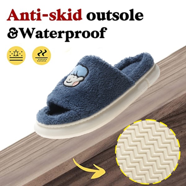 Antislip inomhus- och utomhus tofflor för kvinnor, mamma, flickvän Crea