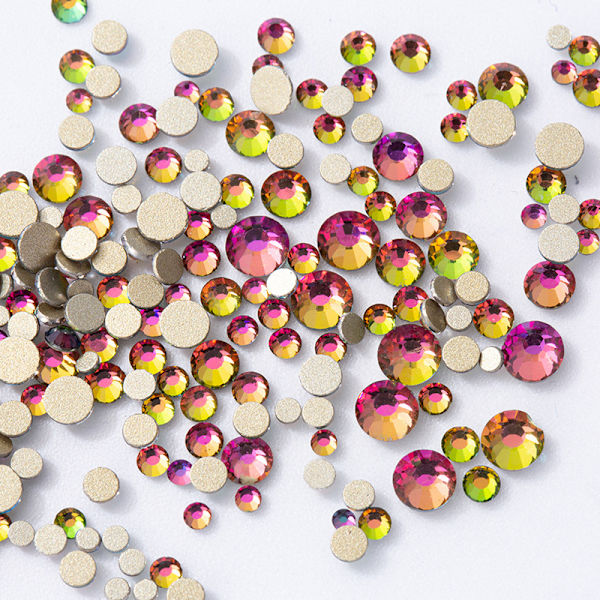 Krystal Flatback Rhinestones til neglekunst